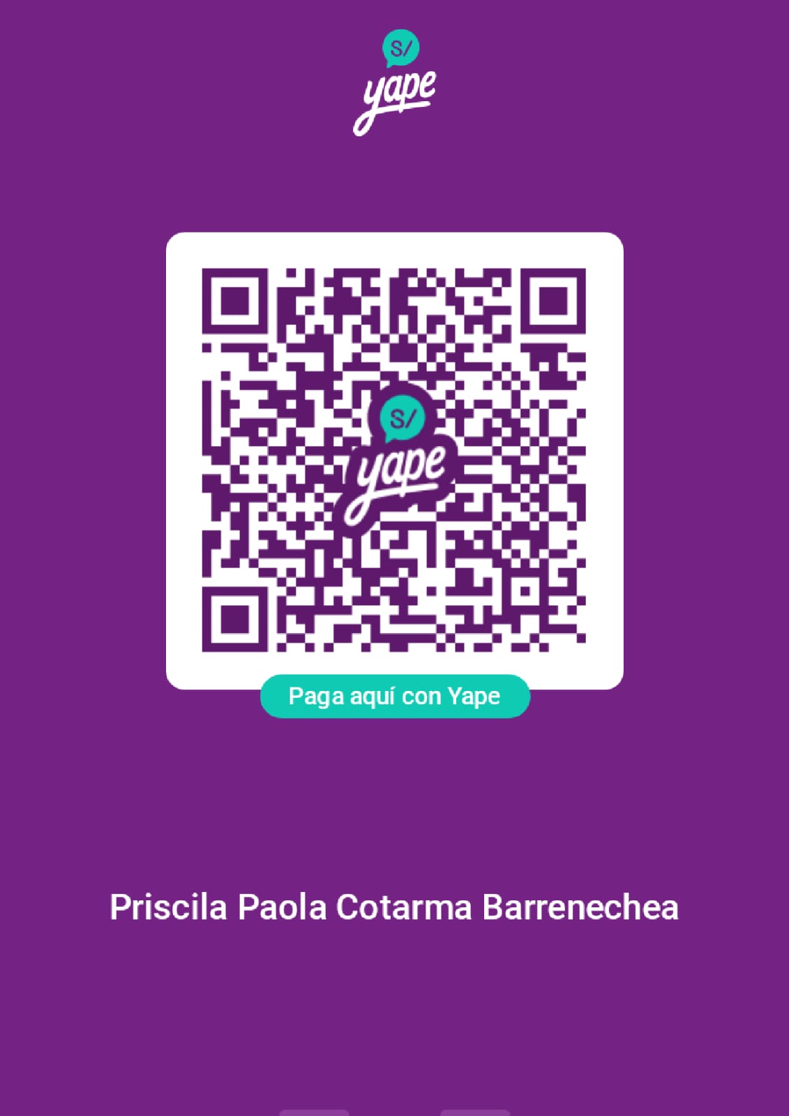 Código QR Yape
